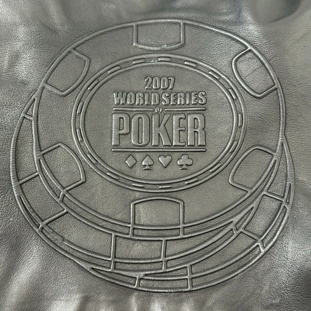 Leather World Series of poker jacket - Picture 12 of 12